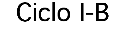 Ciclo I-B